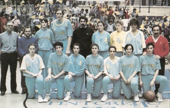 El Tintoretto posando en el segundo partido de la final